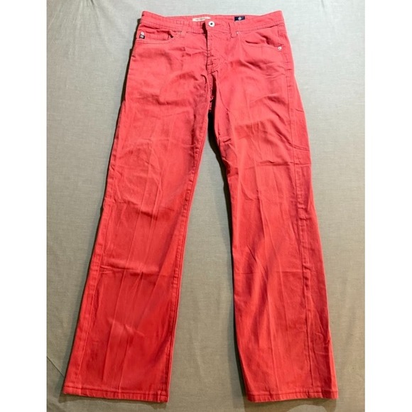 AG Adriano Goldschmied Protege Jeans Mens 32 Salmon Pink Denim Pocketed 32X29. - Picture 1 of 13